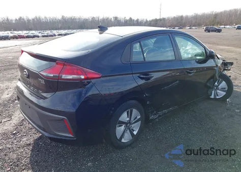2020 Hyundai Ioniq Hybrid Blue from USA, damaged, VIN KMHC65LC5LU186447